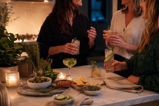 Bring the Cocktail Bar Home: A Savory Girls’ Night